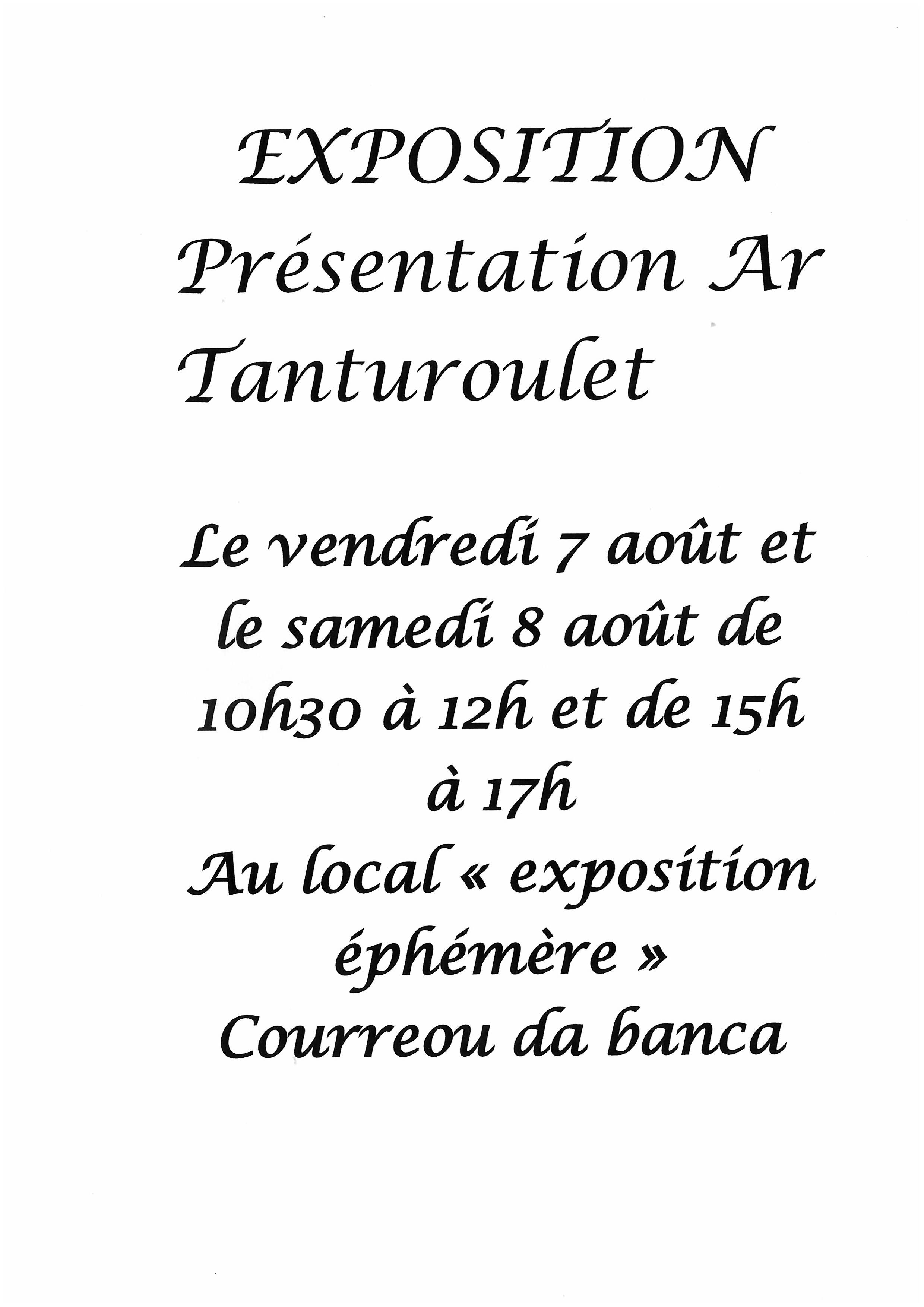 Exposition Ar Tanturoulet
