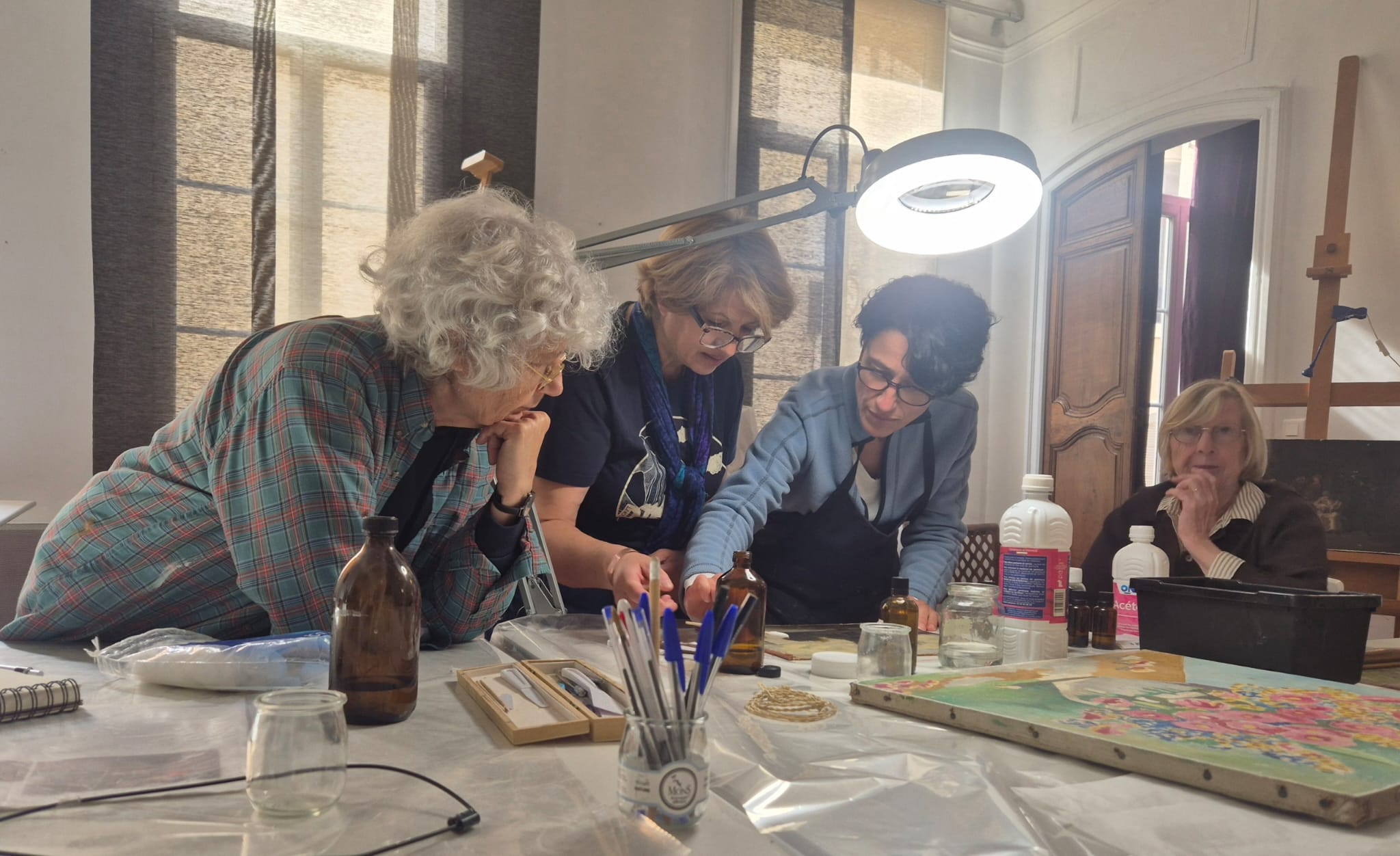 Atelier d'initiation � la restauration d'�uvres d'art