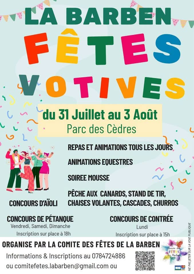 F�tes votives de La Barben : Concours d'A�oli
