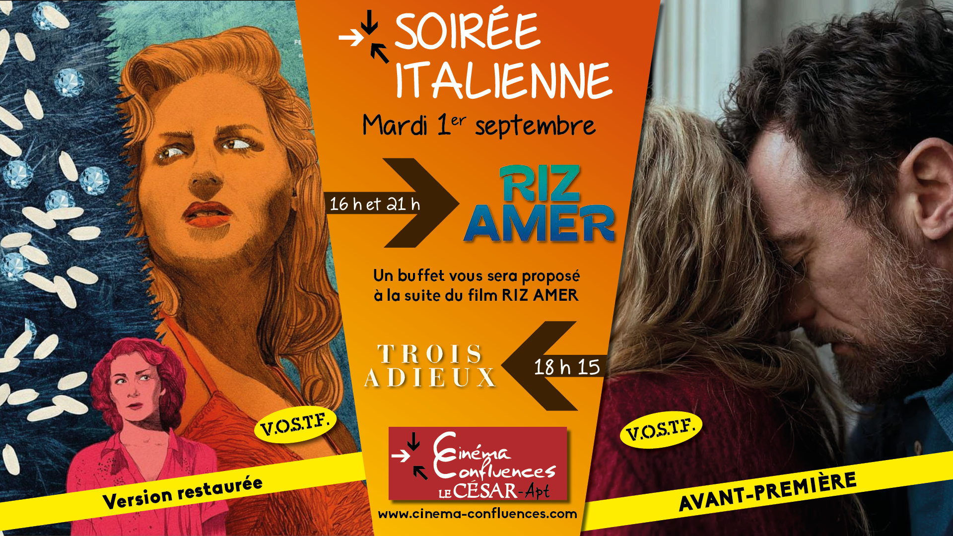 Soir�e cin�ma italien