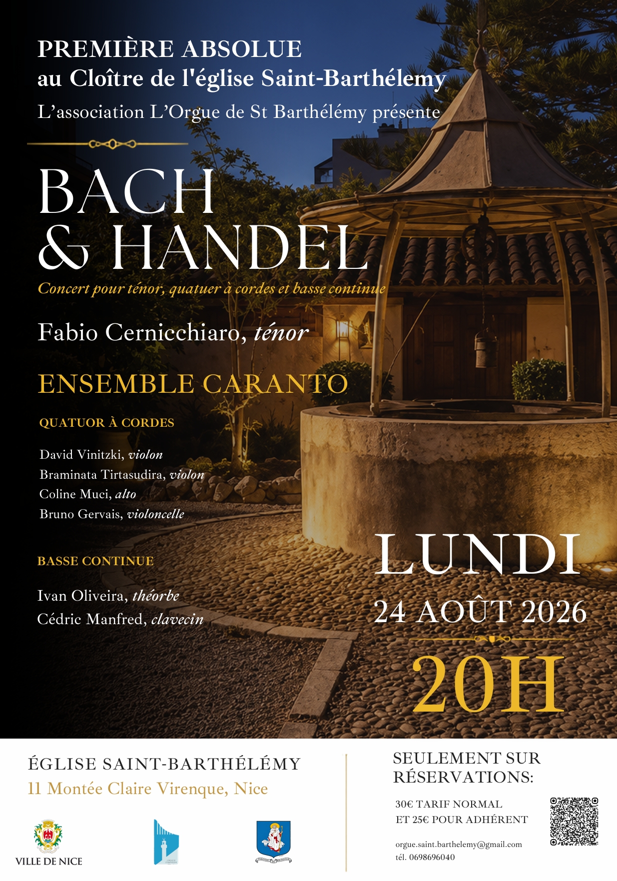 Concert Cloitre de Saint Barth�l�my