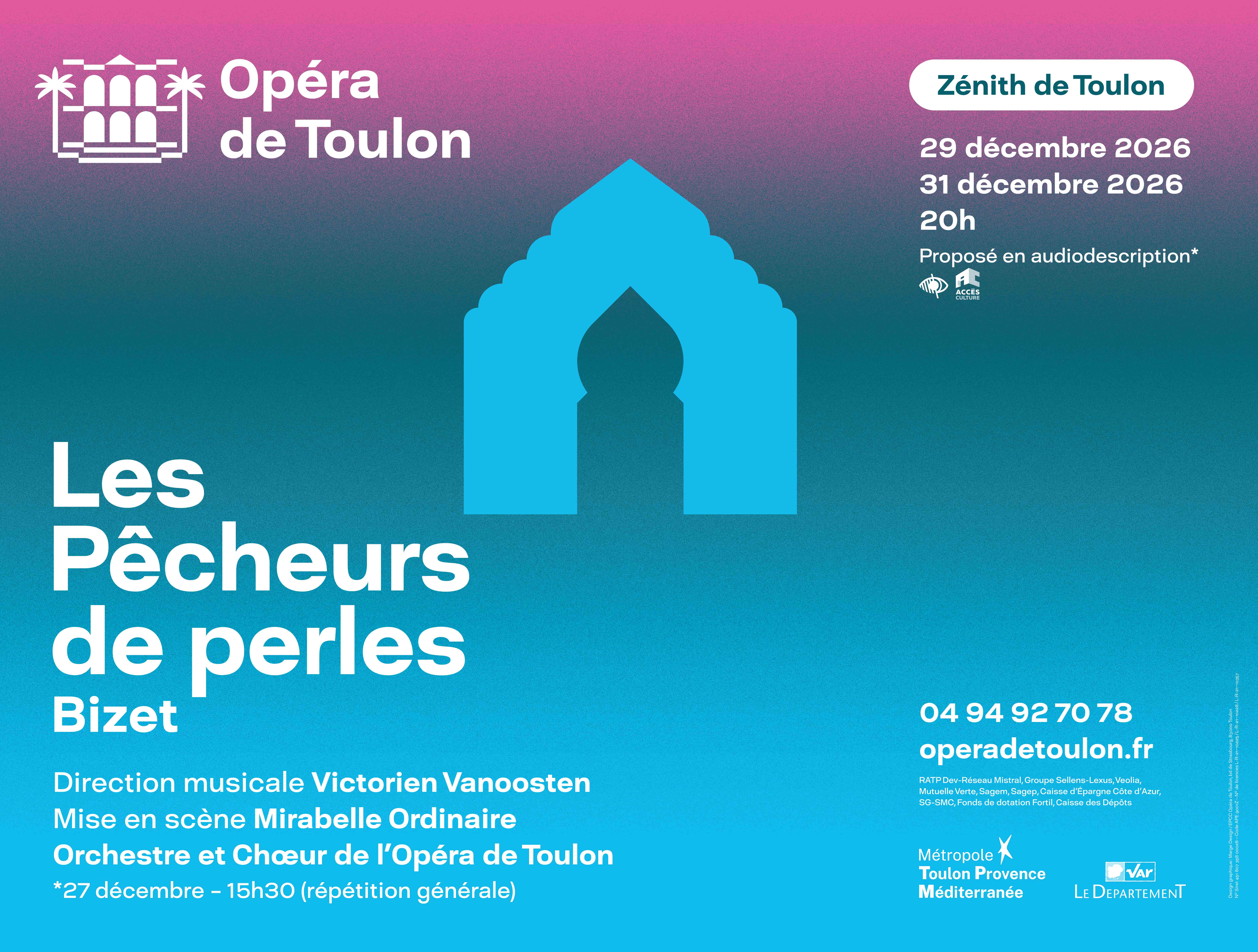 Lyrique - Les P�cheurs de perles - Op�ra Hors les murs