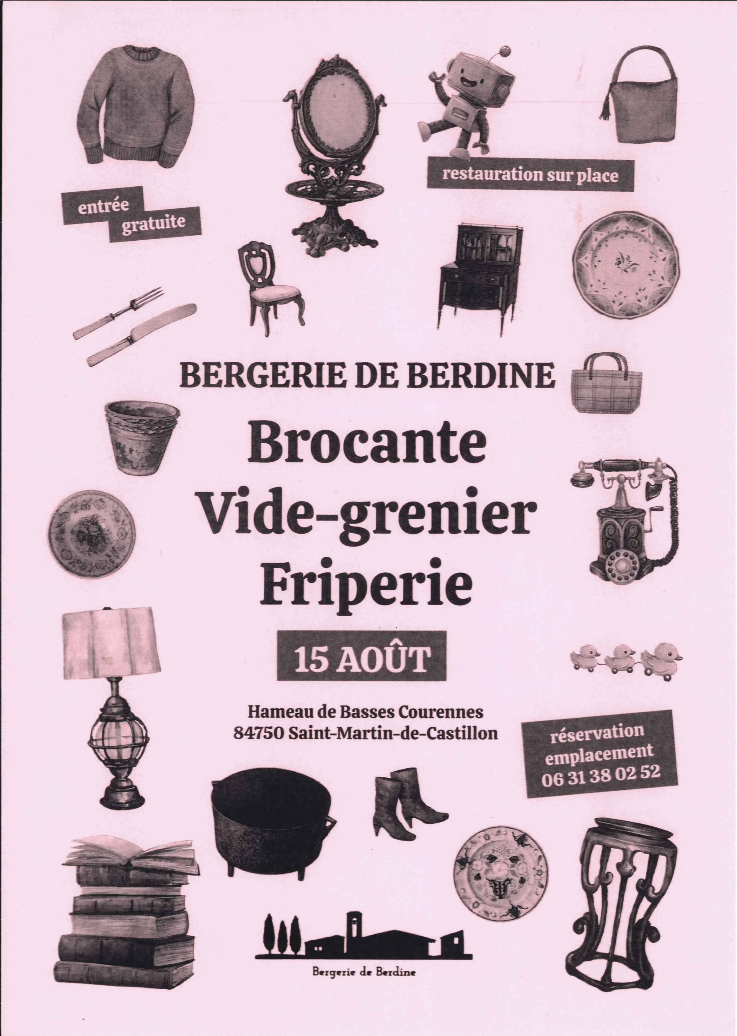 Brocante , vide-greniers et Friperie