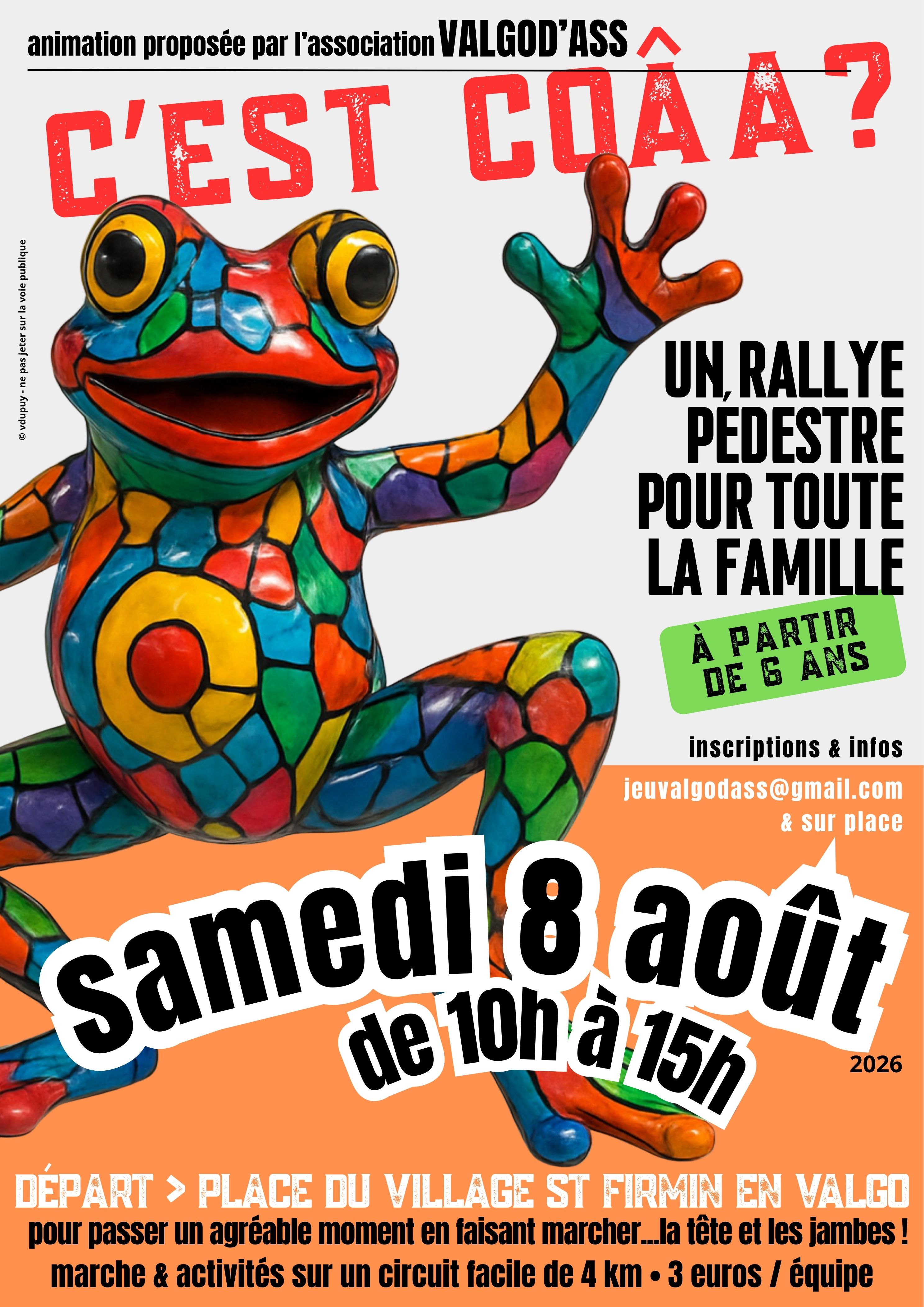 Rallye p�destre c'est Coaa ?