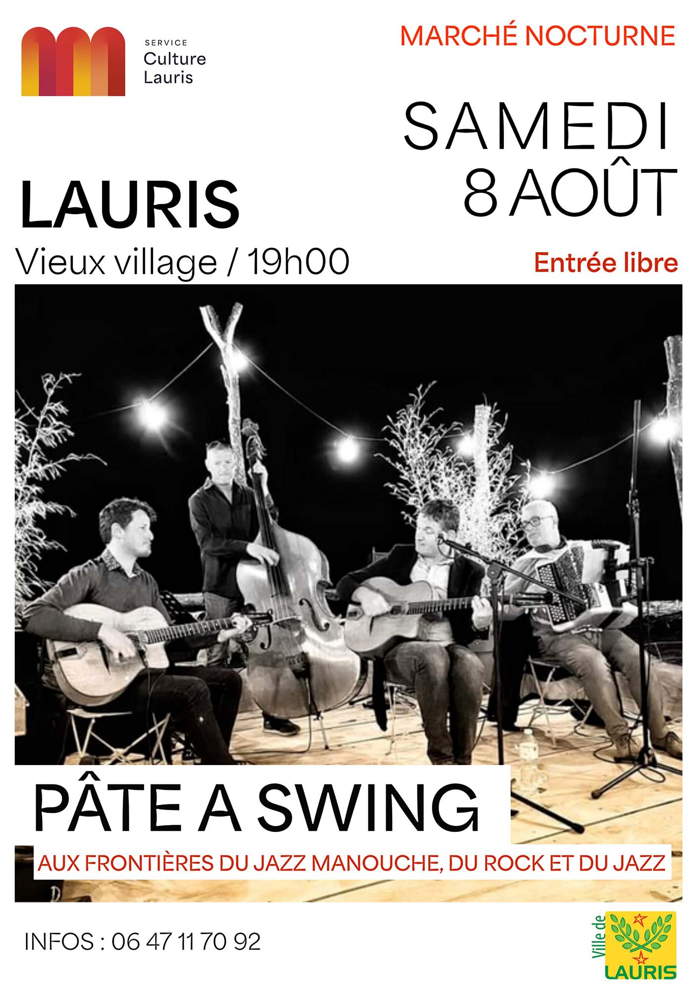 P�te � Swing en concert