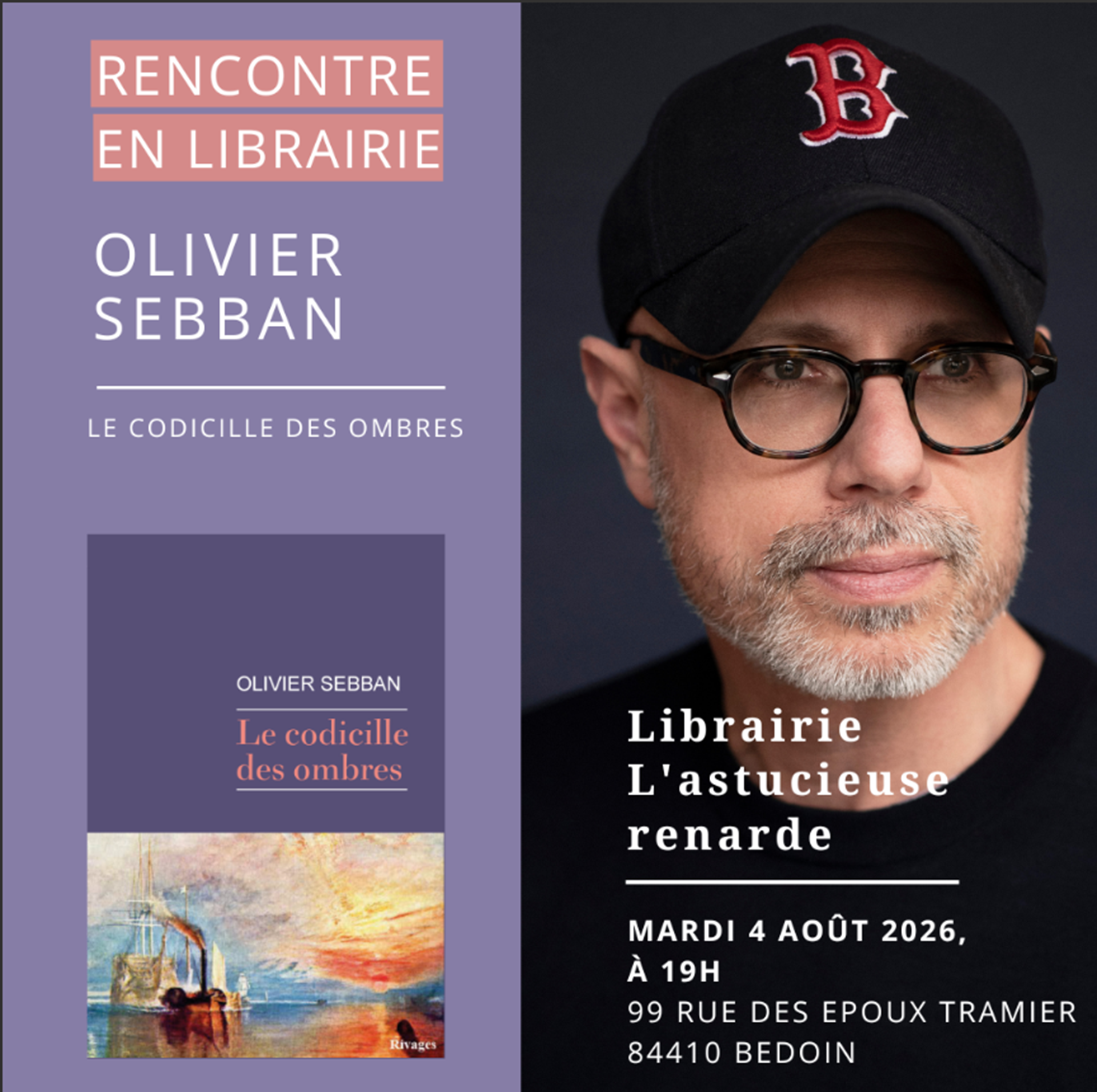 Rencontre en librairie avec Olivier Sebban