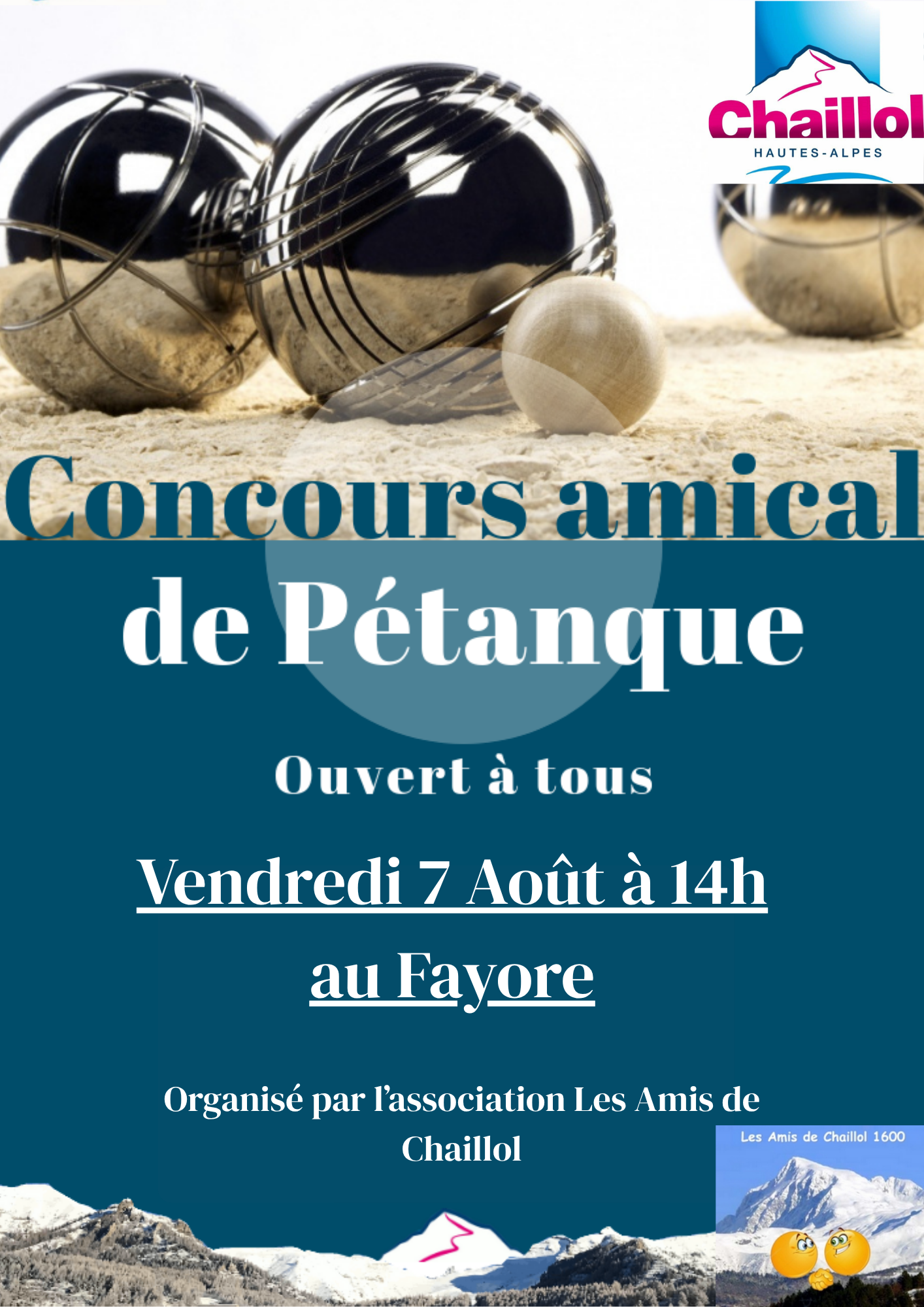 Concours amical de p�tanque
