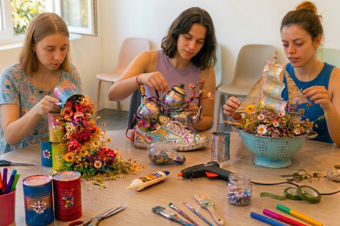Atelier cr�atif inspir� de l'�uvre Tn�s Giving Birth to Roses de Johanna Cartier