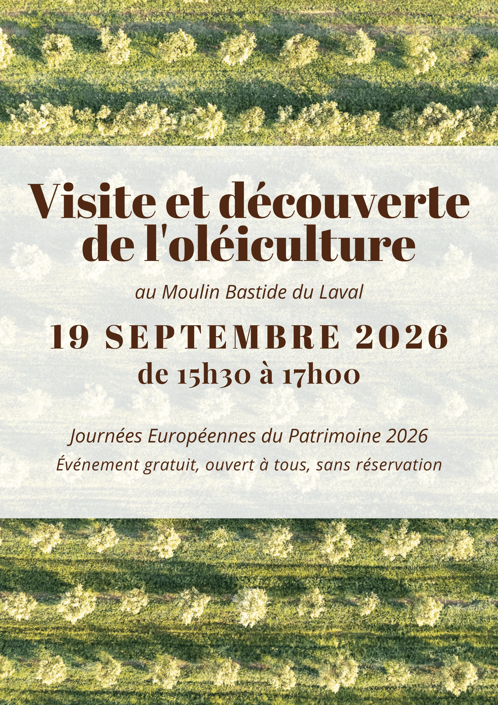 Visite et d�couverte de l'ol�iculture au Moulin Bastide du Laval pour les Journ�es Europ�ennes du Patrimoine