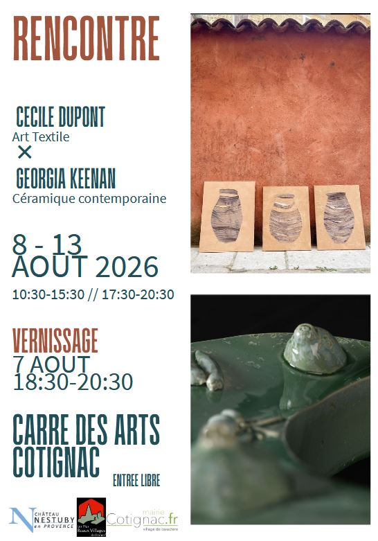 Exposition : Rencontre - textile et cr�ations en c�ramique