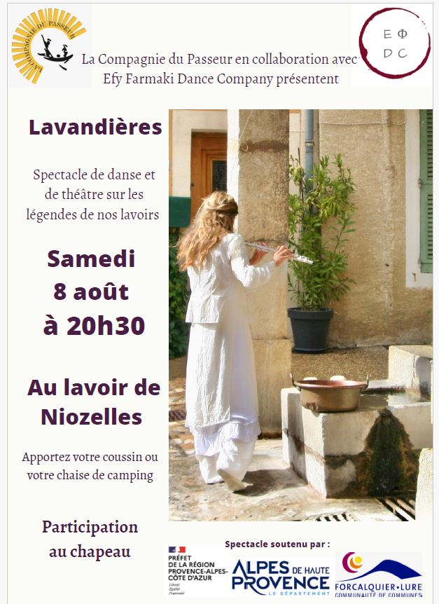 Spectacle de danse et th��tre Les Lavandi�res