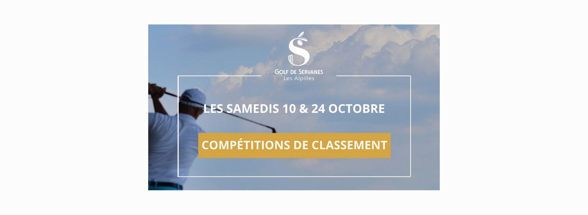 Comp�titions de classement au Golf de Servanes