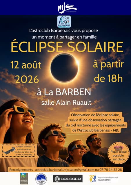 Observation de l'�clipse solaire