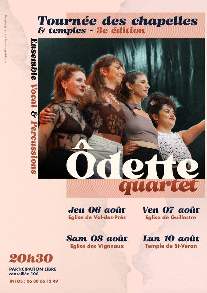 Ensemble Vocal et Percussions - Od�tte quartet