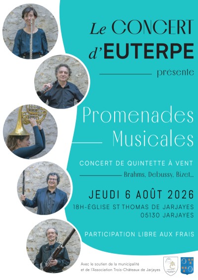 Jarjayes, grand concert de quintette � vent
