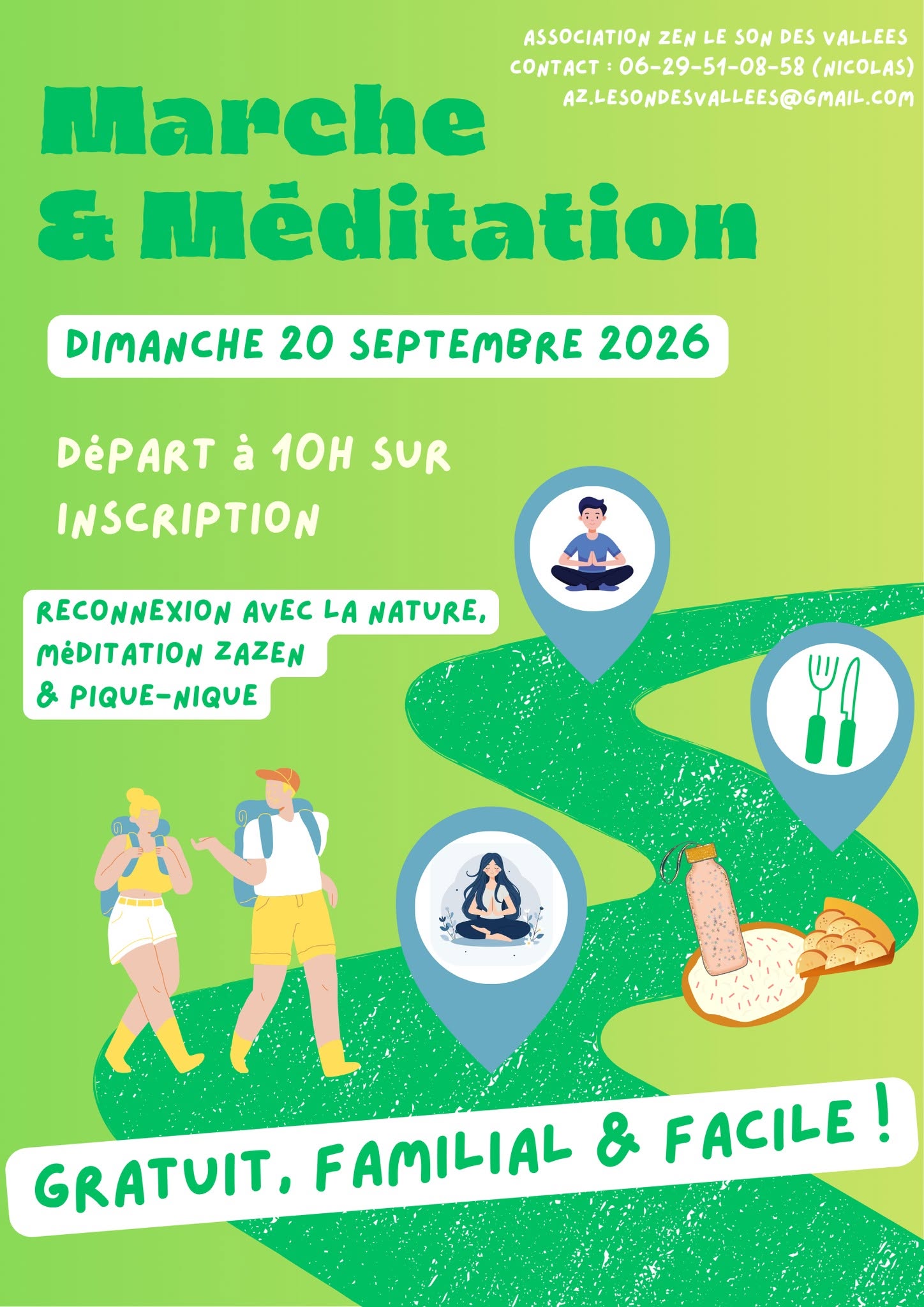 Marche et m�ditation � Volonne