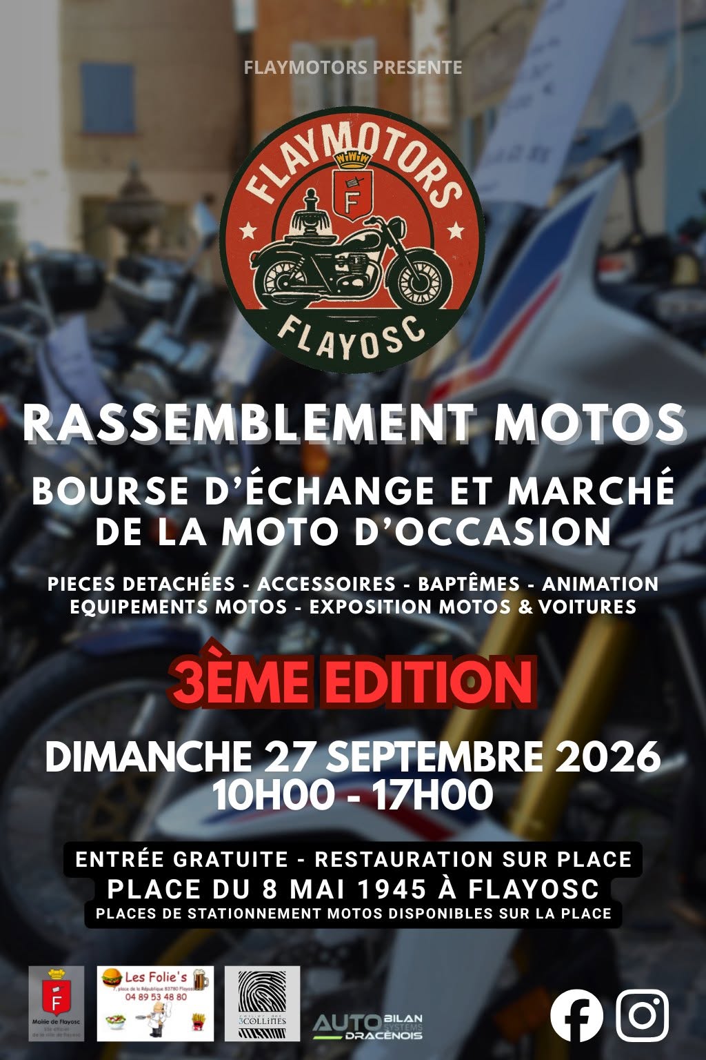 Rassemblement motos