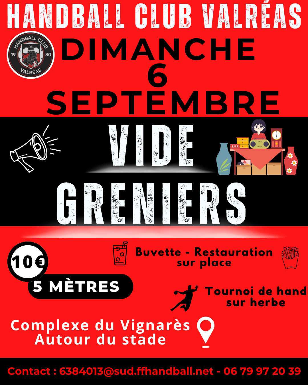 Vide-greniers du HandBall Club Valr�as (HBCV)