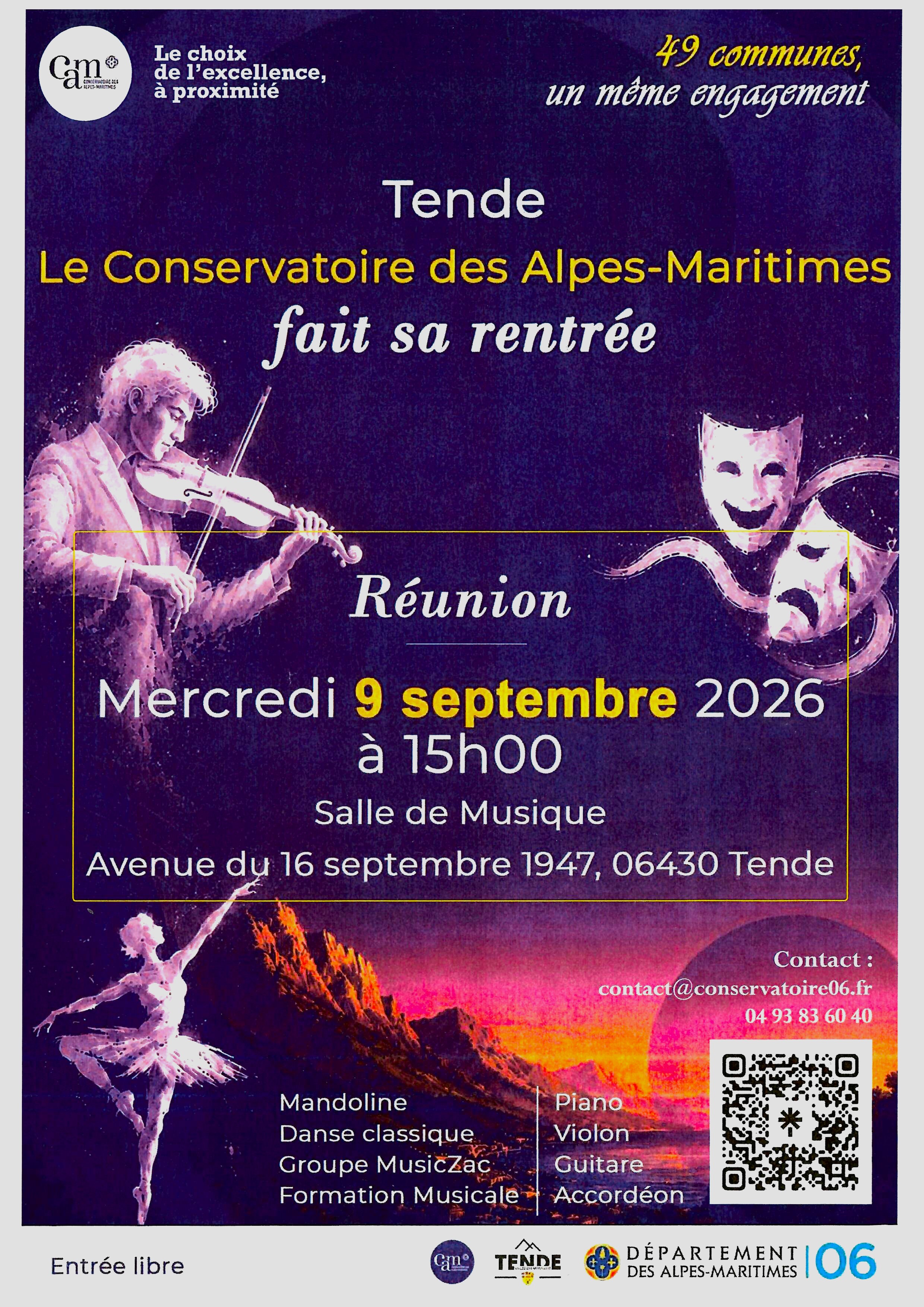 Le Conservatoire fait sa rentr�e