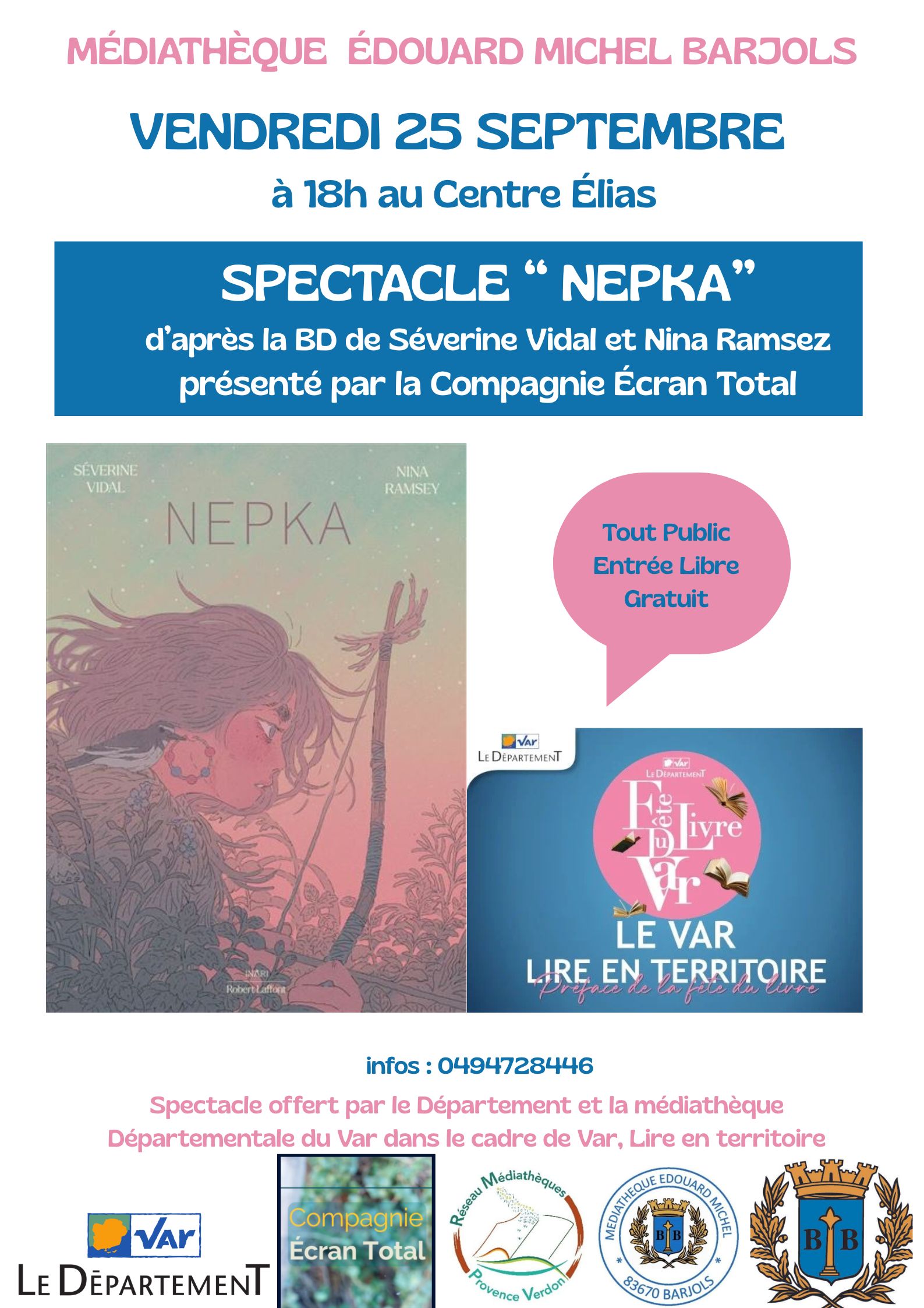 Spectacle de chant, th��tre et danse : Nepka