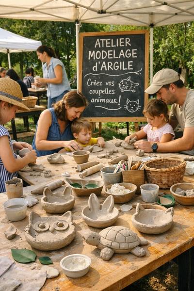 Atelier modelage : 