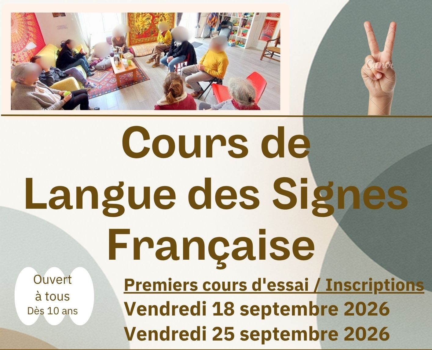 Cours de Langue des Signes