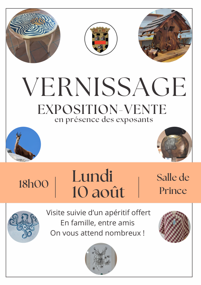 Vernissage : Exposition - vente aux Orres