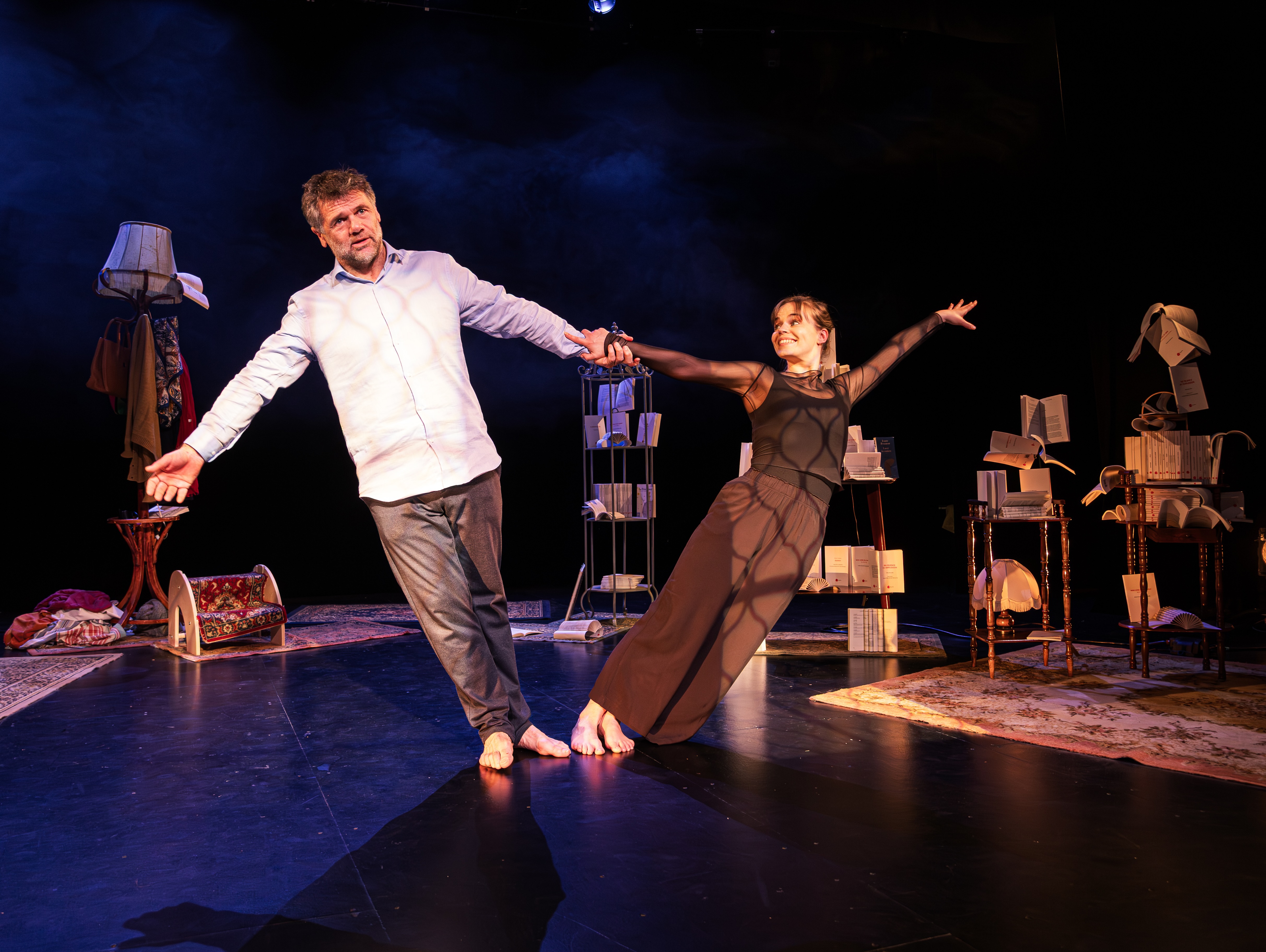 Th��tre - Le Libraire aux pieds nus