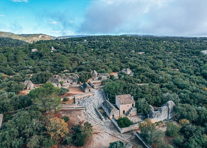 Art min�ral au Village des Bories