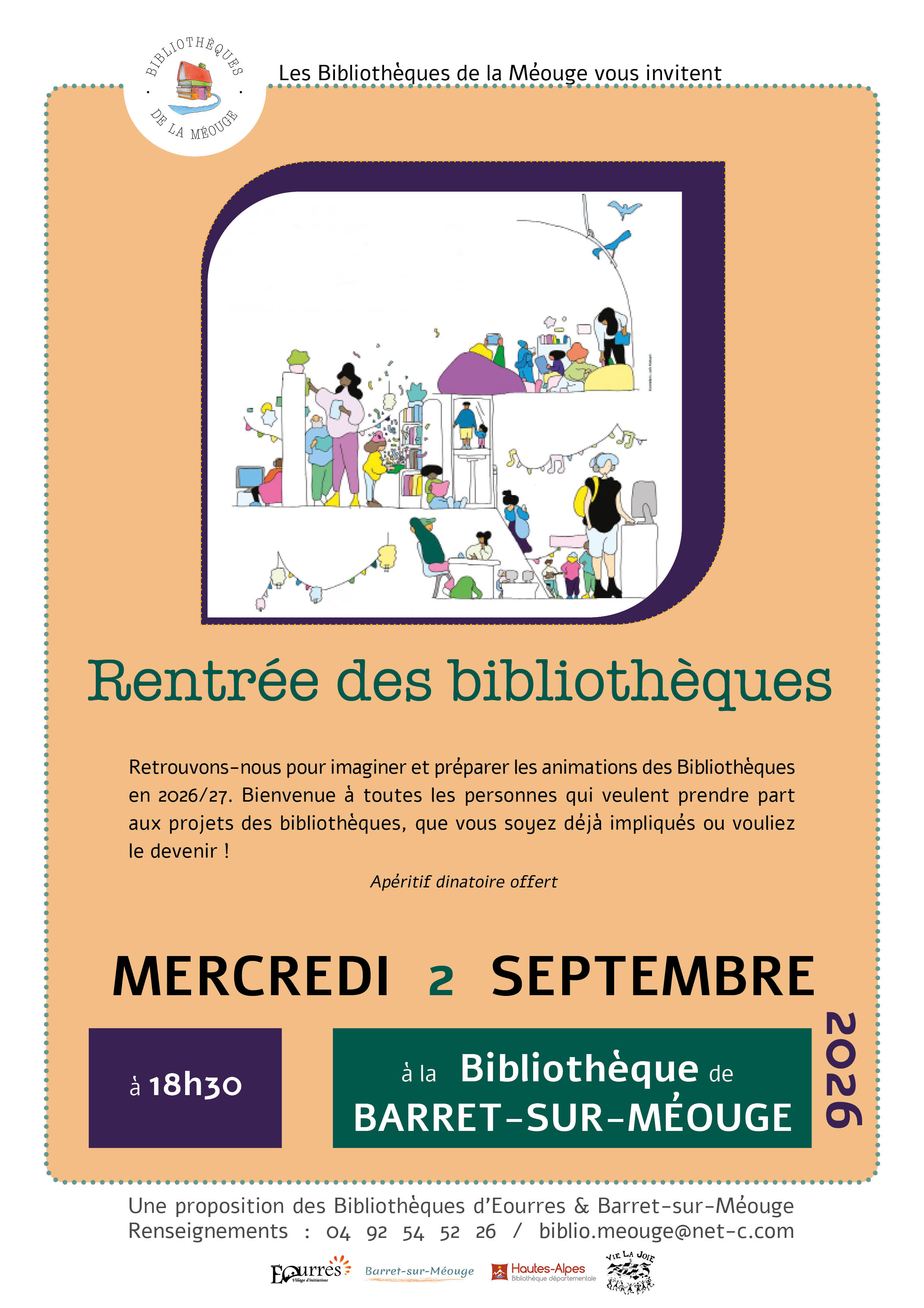Rentr�e des biblioth�ques