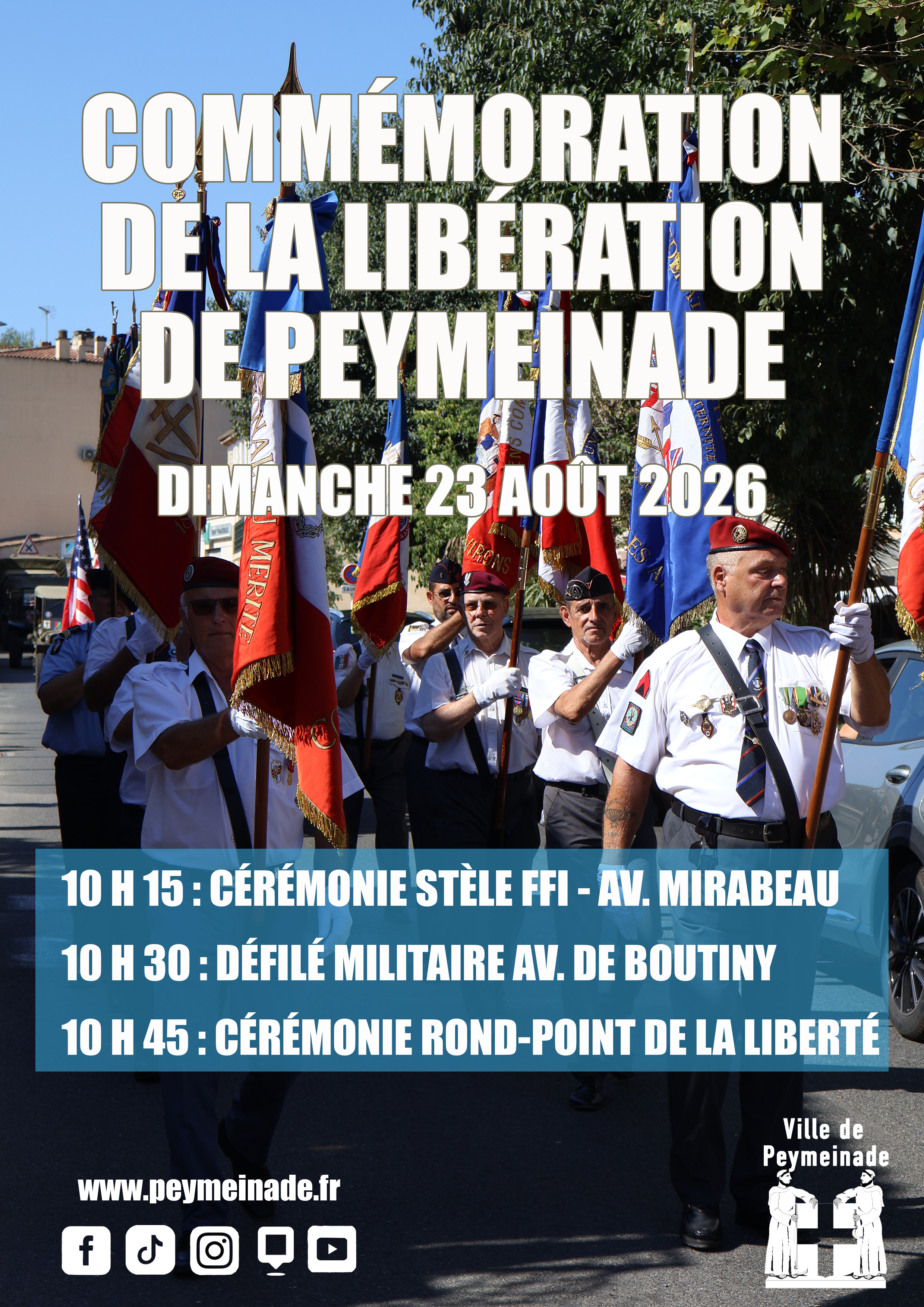 Comm�moration de la lib�ration de Peymeinade