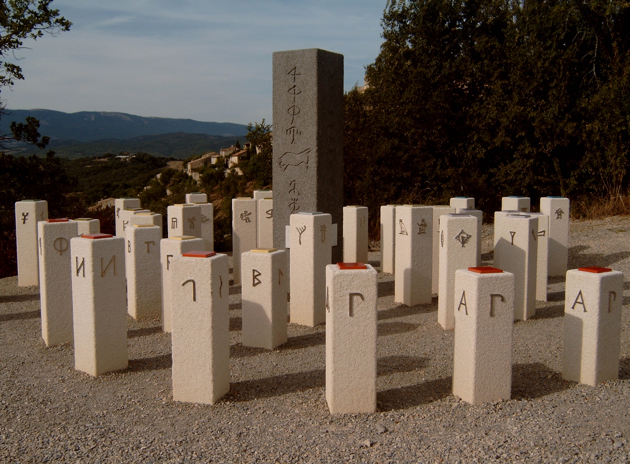 Journ�es europ�ennes du patrimoine : chemin des �critures � Lurs