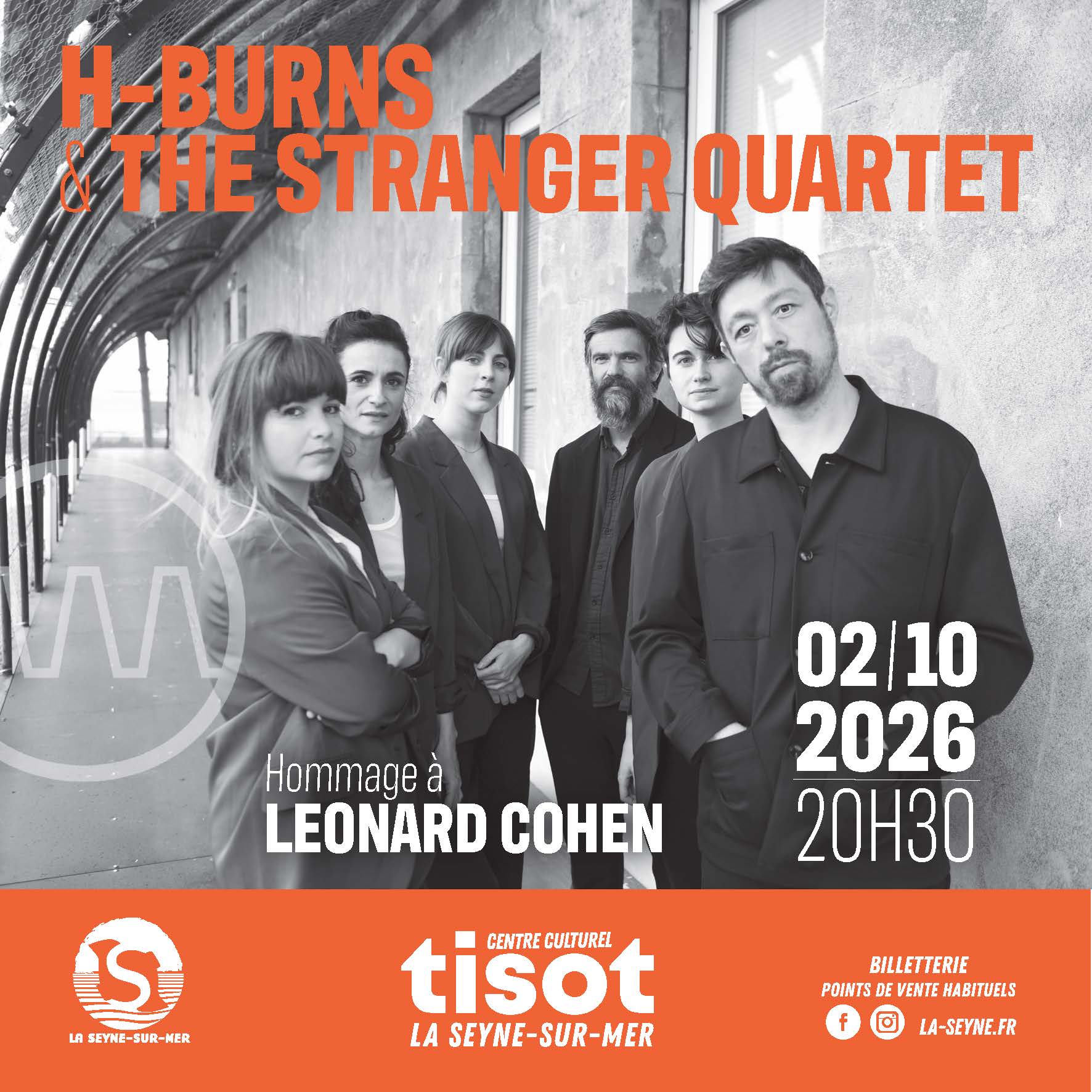 Concert H-Burns & The Stranger Quartet