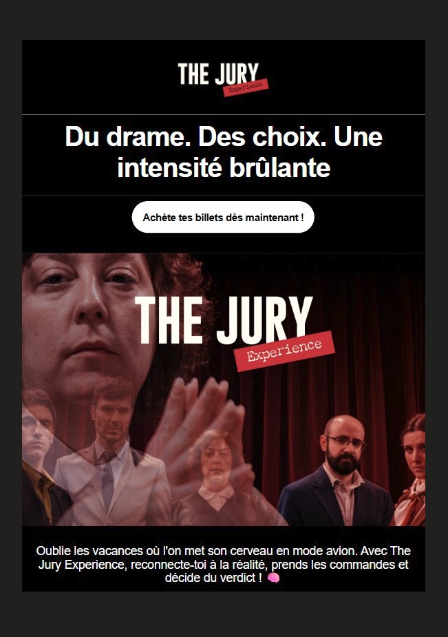 The Jury Experience : sortie en mer fatale