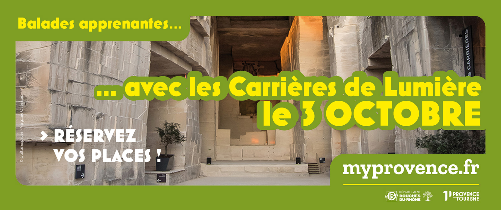 Balade apprenante culturelle aux Carri�res des Lumi�res