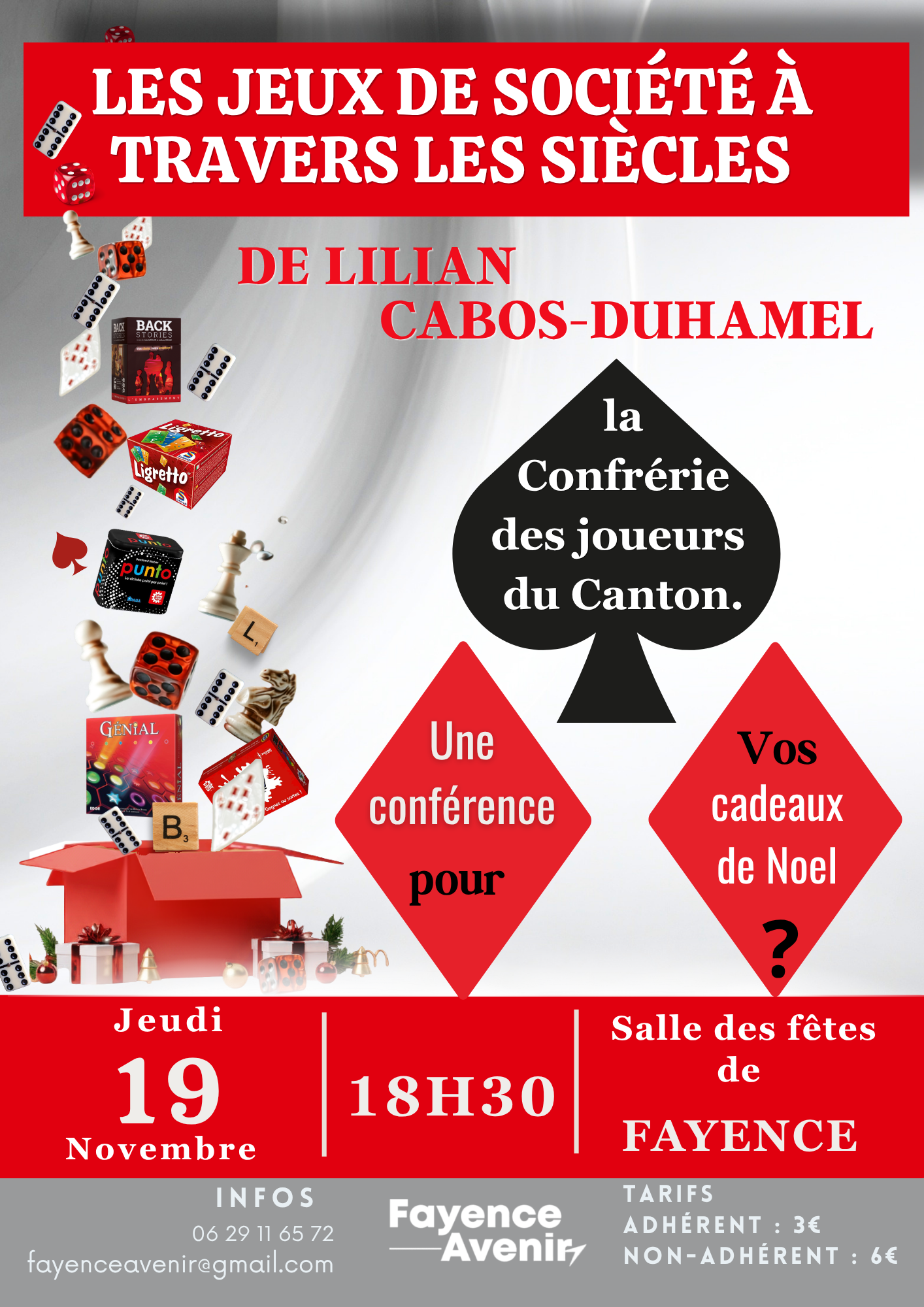 Les jeux de soci�t� � travers les si�cles