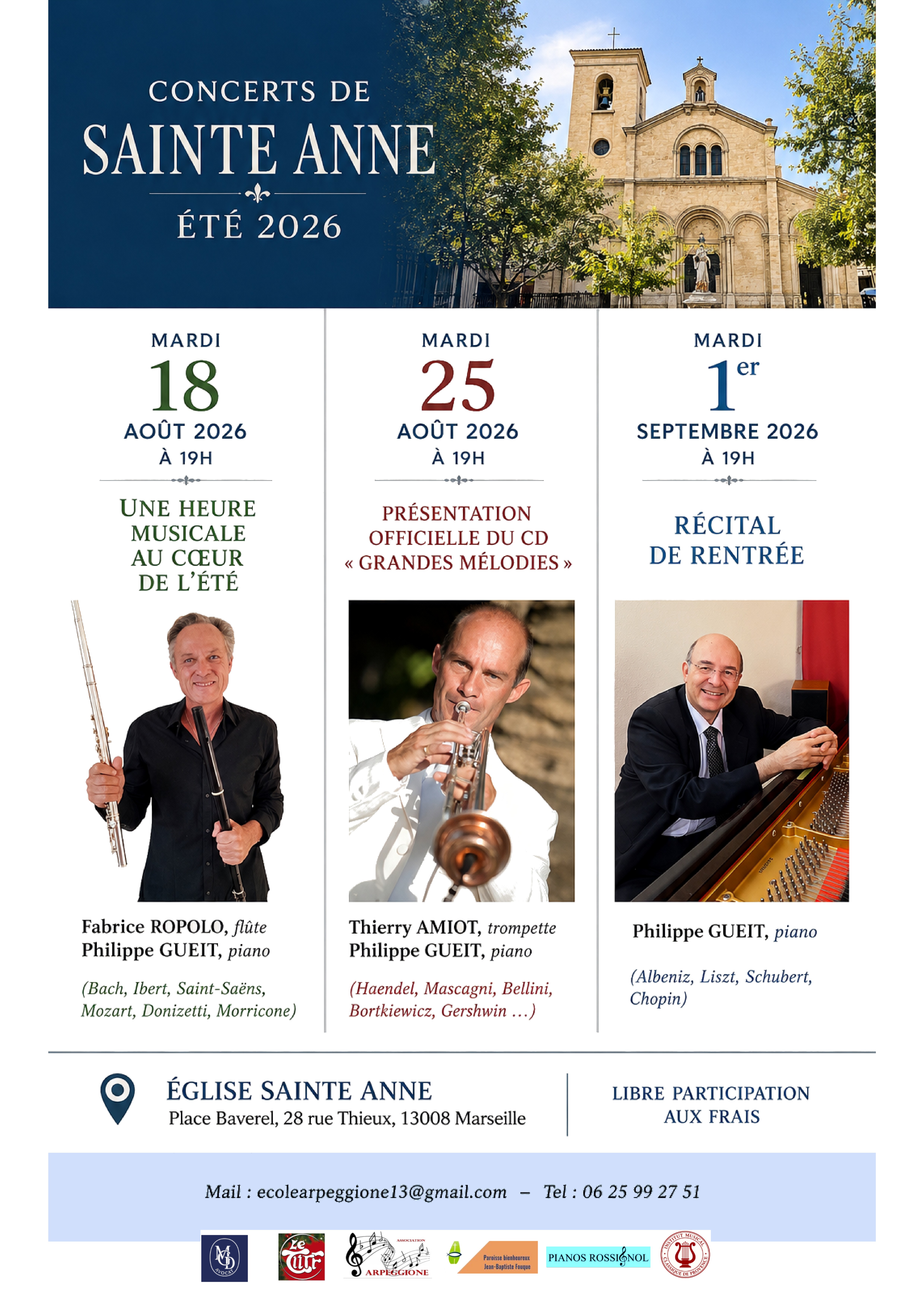 Concerts de Sainte Anne - �t� 2026