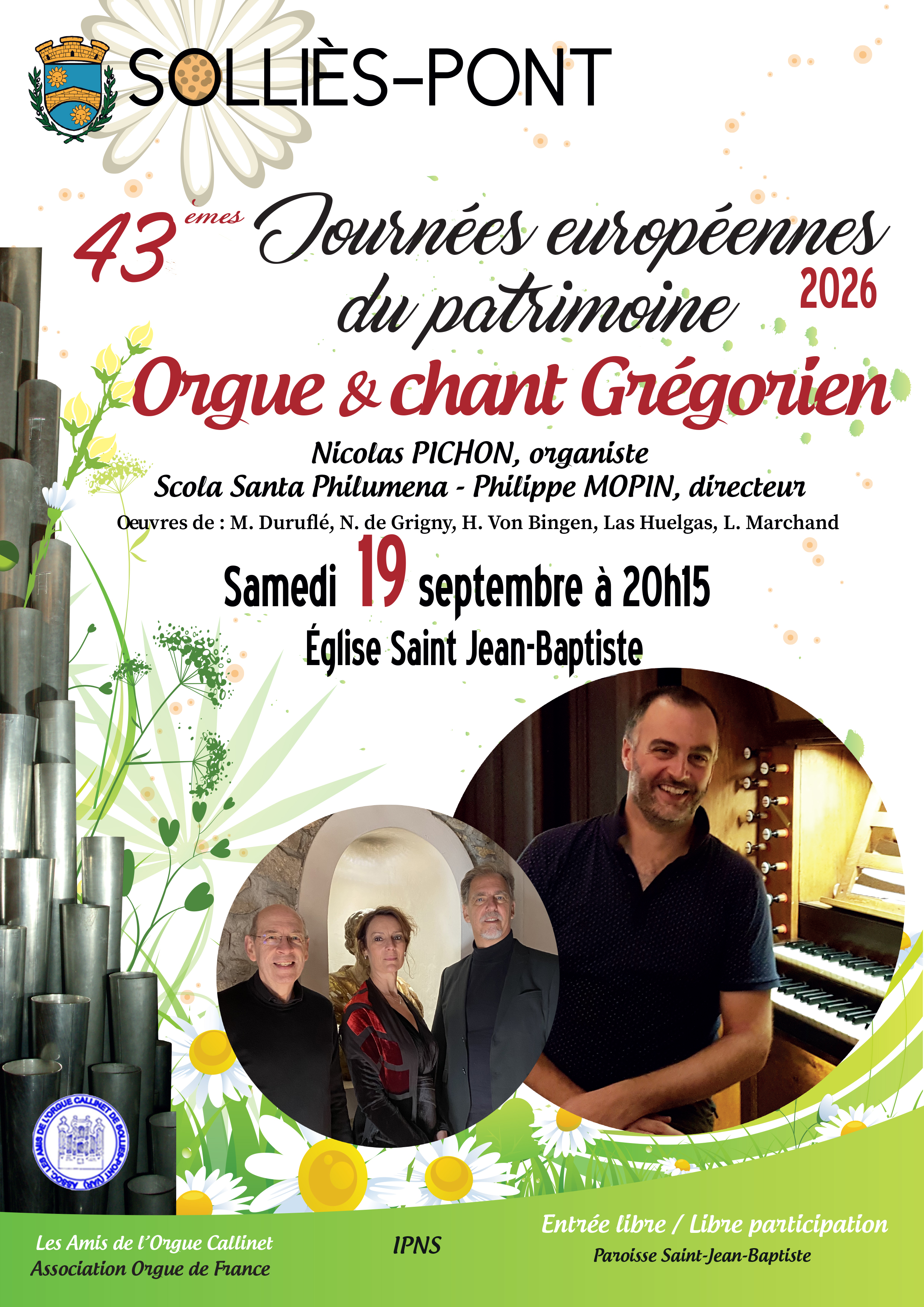 Concert Orgue et chant gr�gorien
