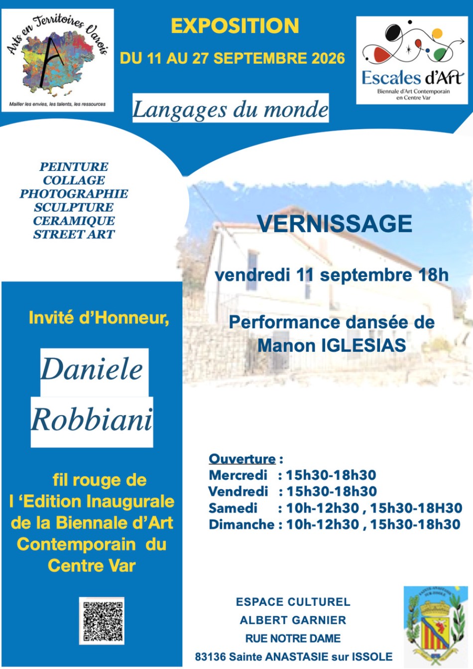 Exposition - Langages du monde - pluridisciplinaire