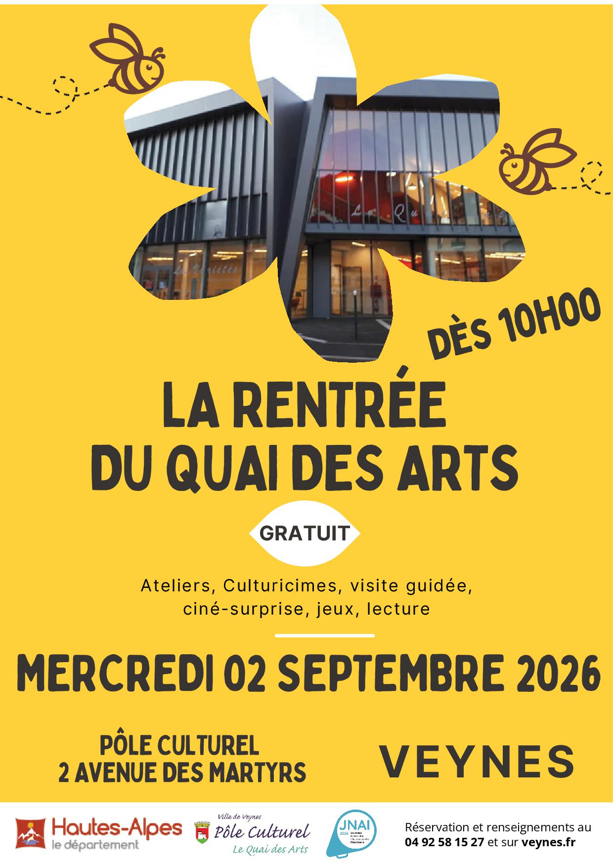 La rentr�e du Quai des Arts