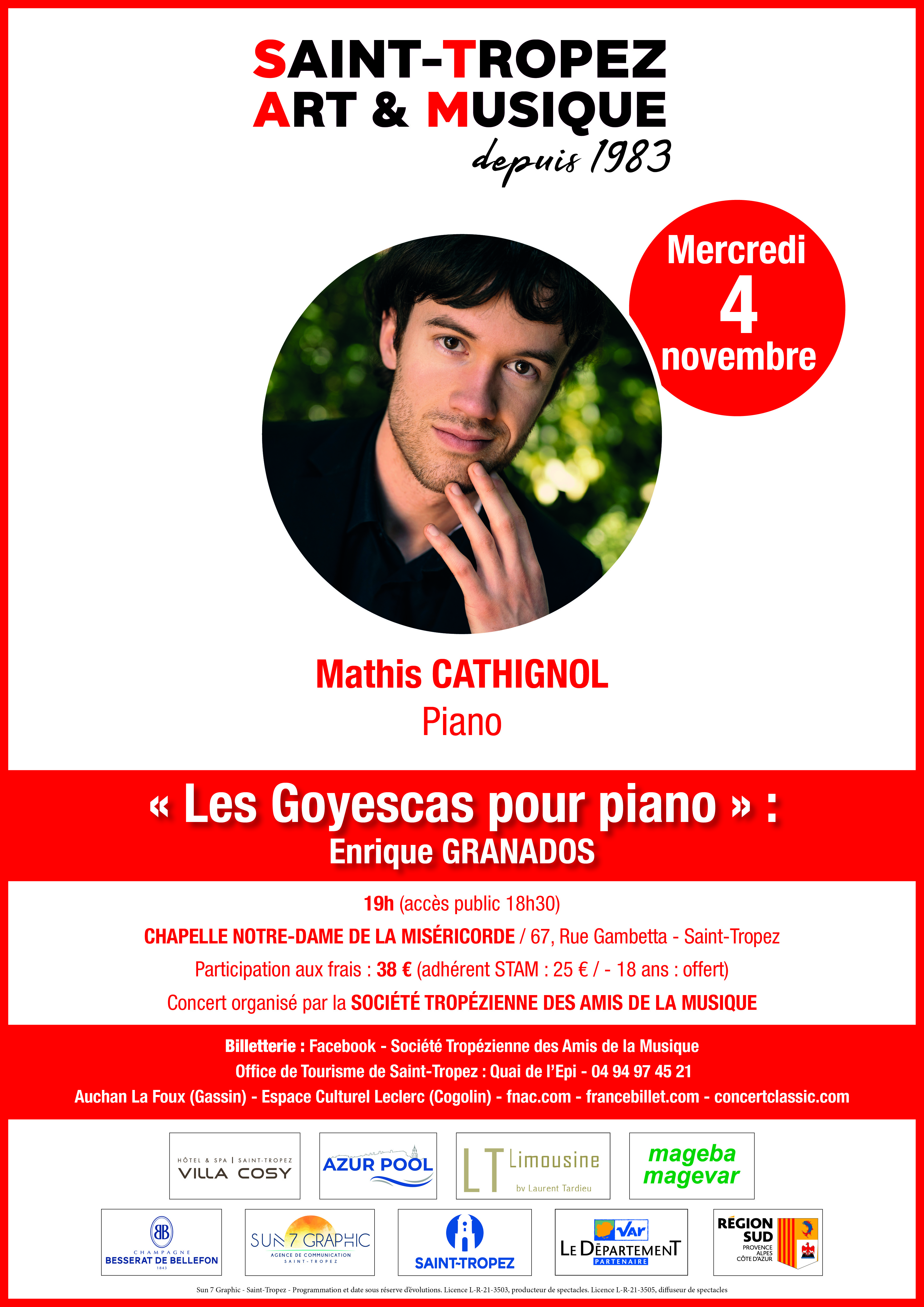 Concert - Festival d'automne : Les Goyescas pour piano