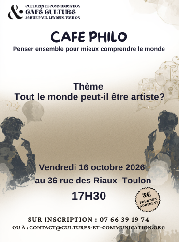 Caf� Philo - Tout le monde peut-il �tre artiste ?