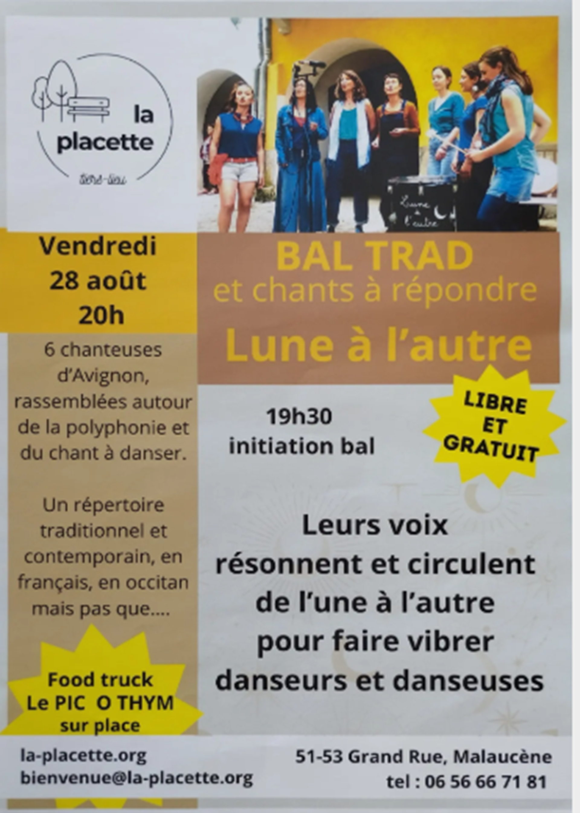 Bal Trad et chants � r�pondre Lune � l'autre