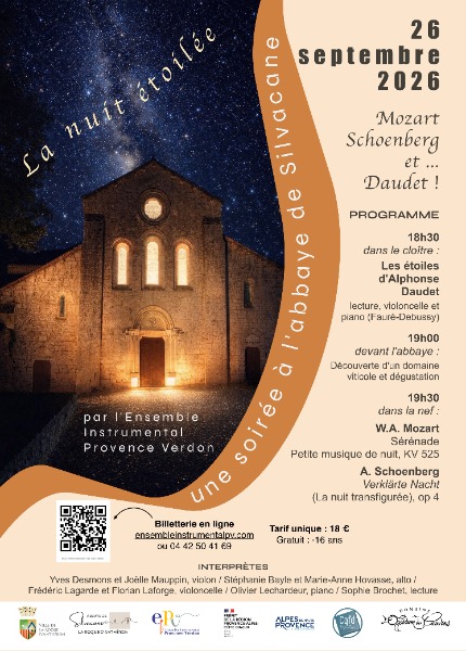 Concert de l'Ensemble Instrumental Provence Verdon : 