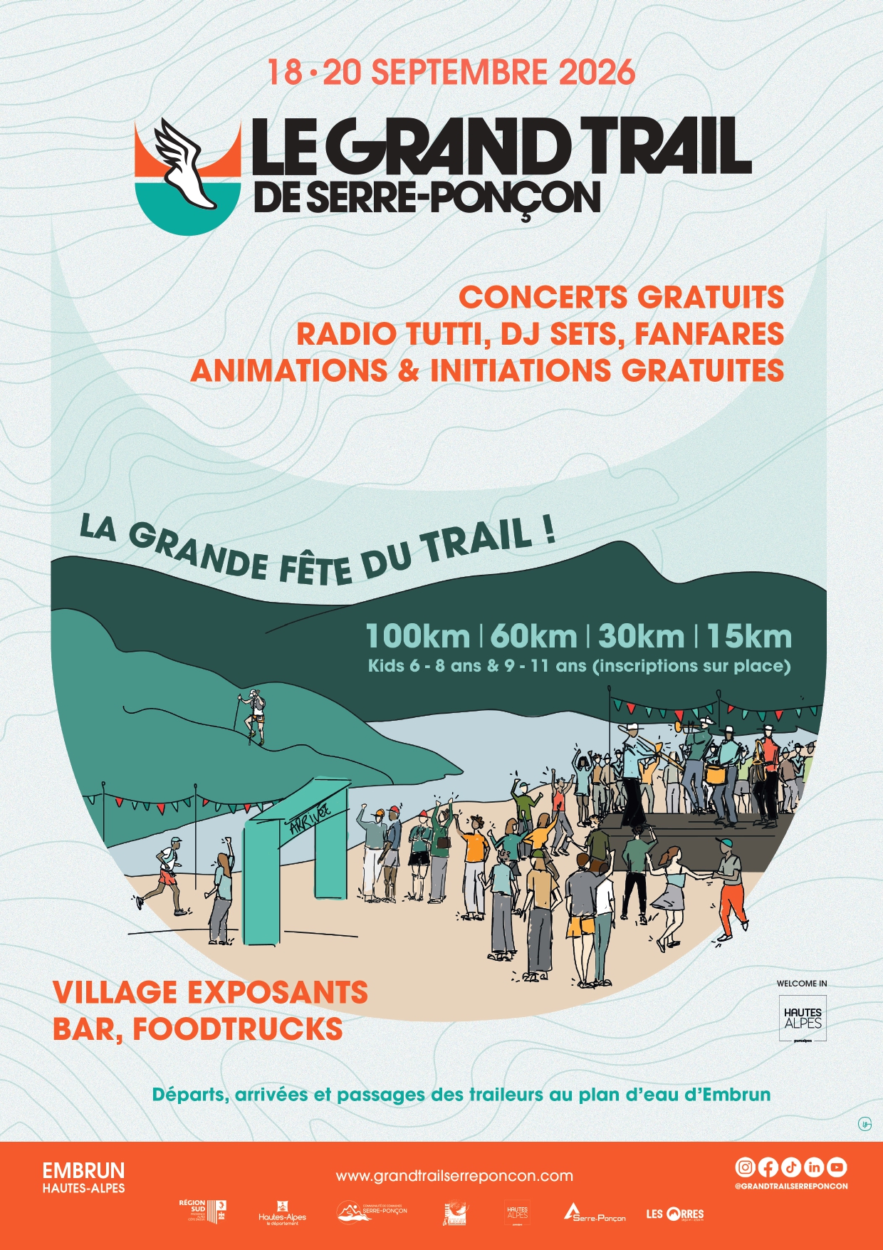 Les Orres partenaires du Grand trail de Serre Pon�on