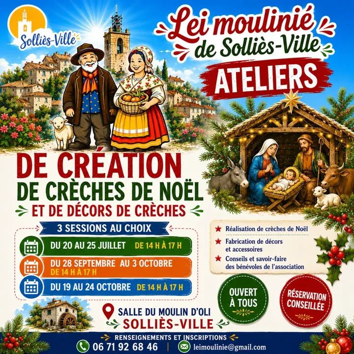 [ANNUL�] - Ateliers de cr�ation de cr�ches de No�l et de d�cors de cr�ches