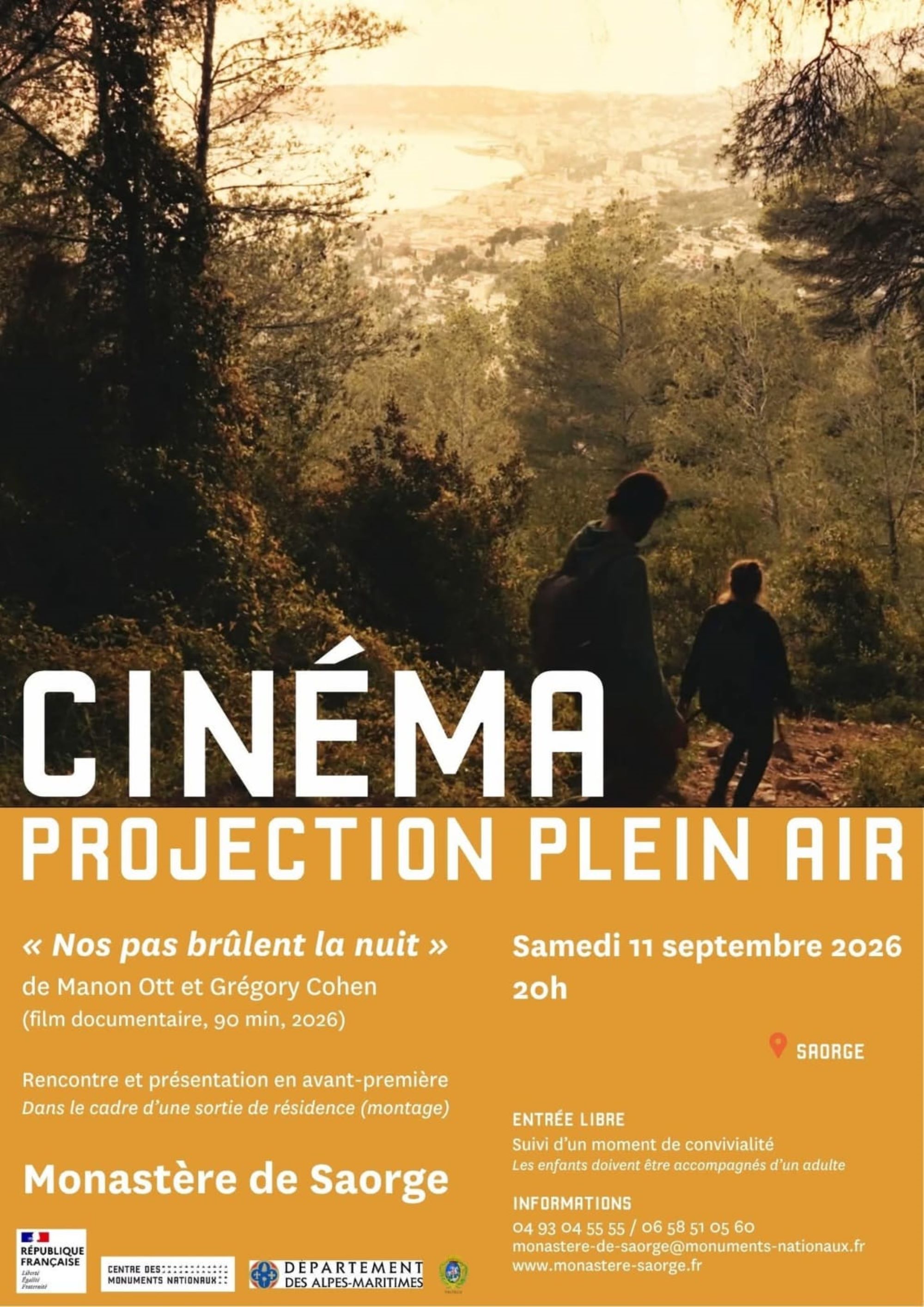 Projection du film : 