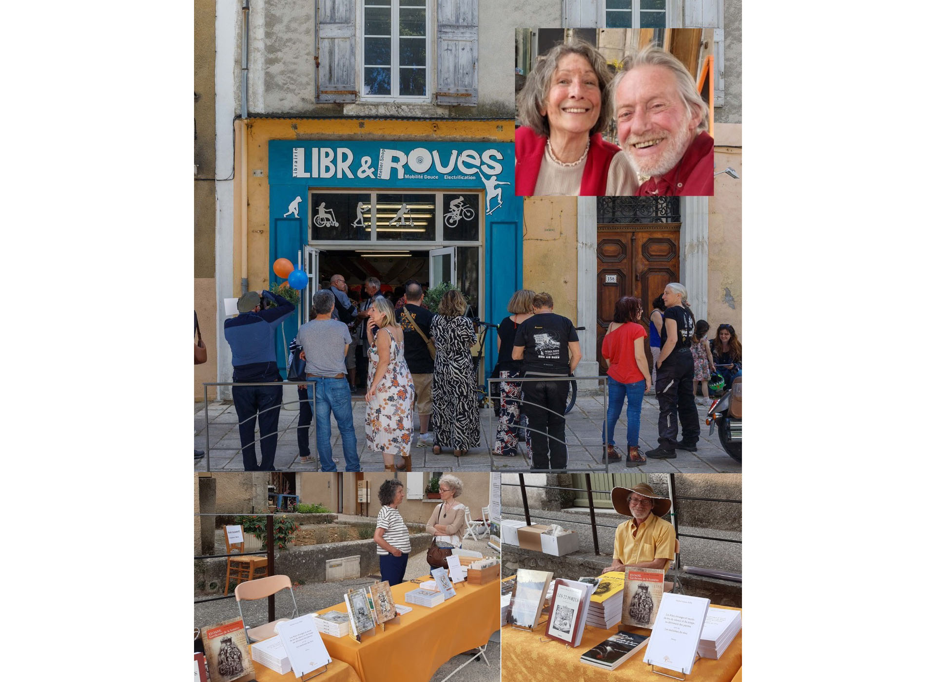 D�dicaces de Nadine & Michel Auzas-Mille