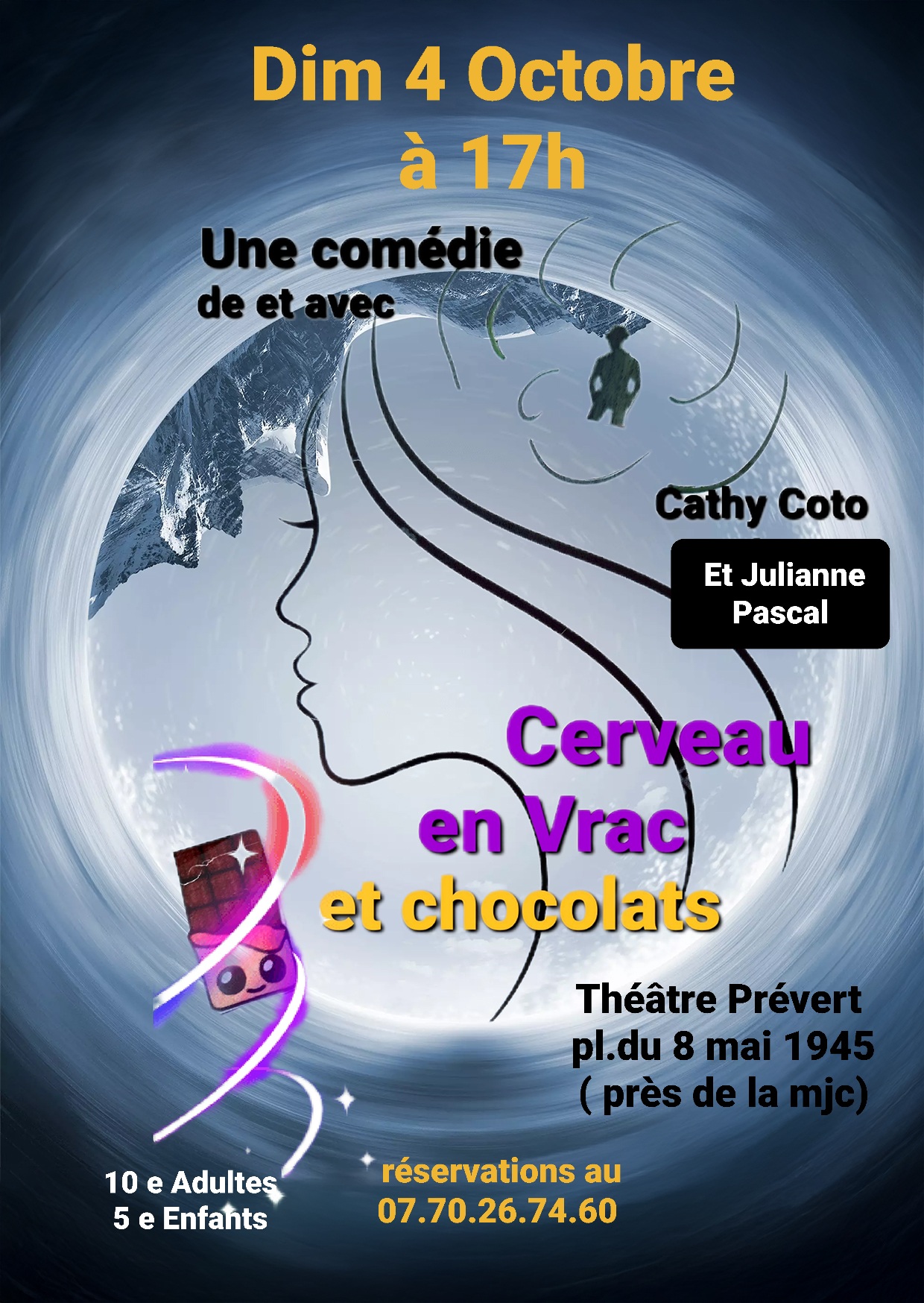 Th��tre : Cerveau en vrac et chocolats