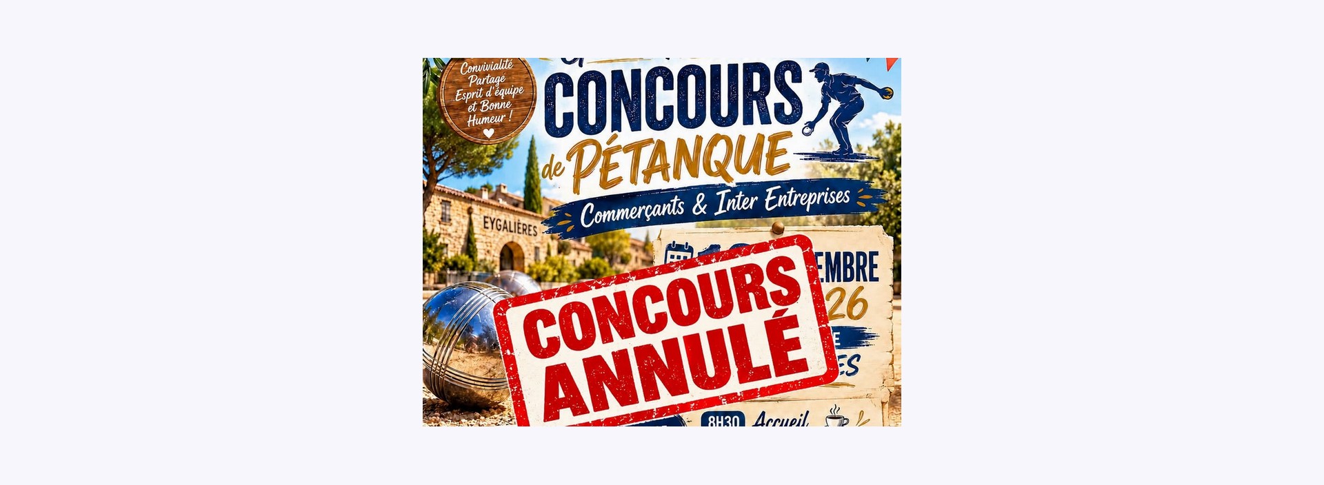 [ANNUL�] Concours de p�tanque commer�ants et inter entreprises